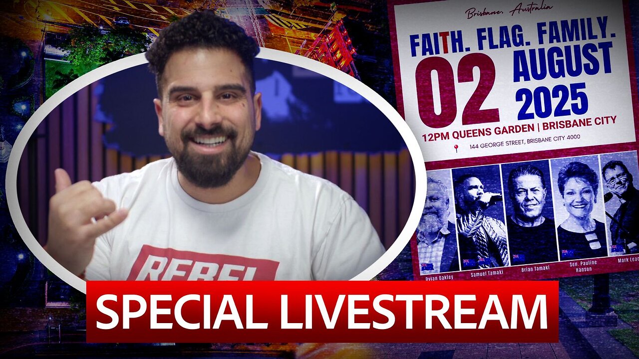 🔴 Christians RISE UP in Brisbane for Faith, Flag & Family!