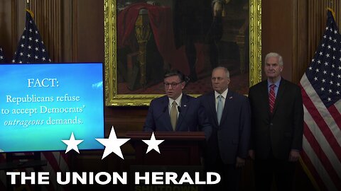 House Republican Leadership Holds a Press Conference on the 34th Day of the Government Shutdown