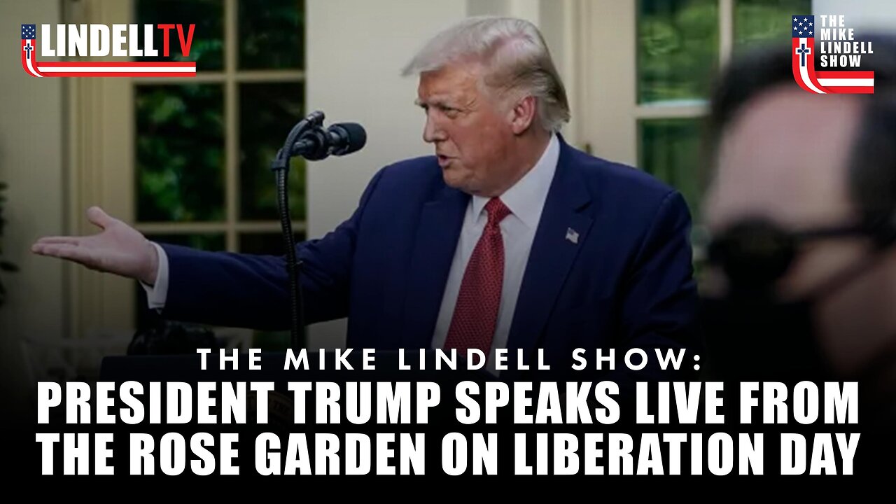 PRESIDENT TRUMP SPEAKS LIVE FROM THE ROSE GARDEN ON LIBERATION DAY