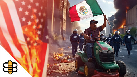 Protesters Wave Flags Of Countries ICE Should Send Them Back To