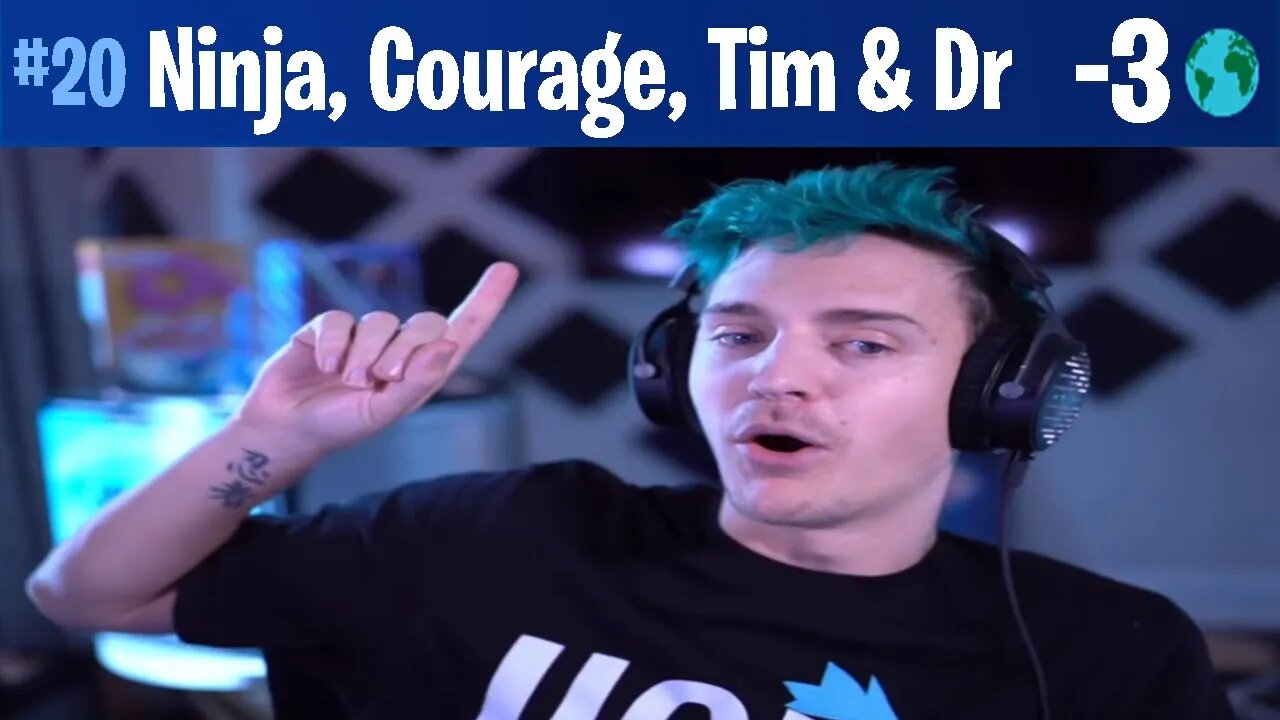 Ninja, Tim, CourageJD & DrDisrespect Finish $100,000 Tournament With NEGATIVE POINTS!
