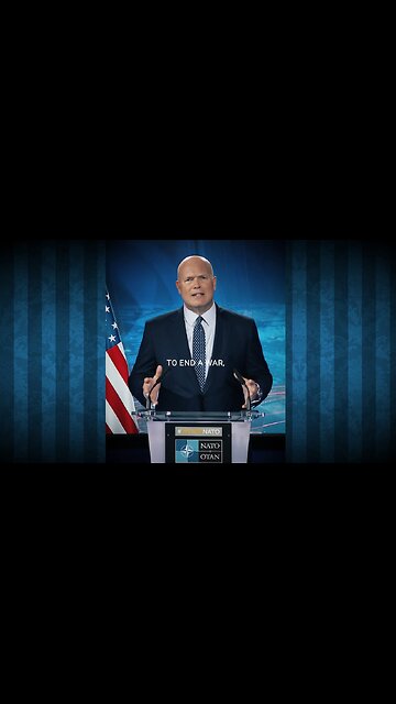 U.S. Ambassador to NATO Matt Whitaker · This week's NATO Huddle