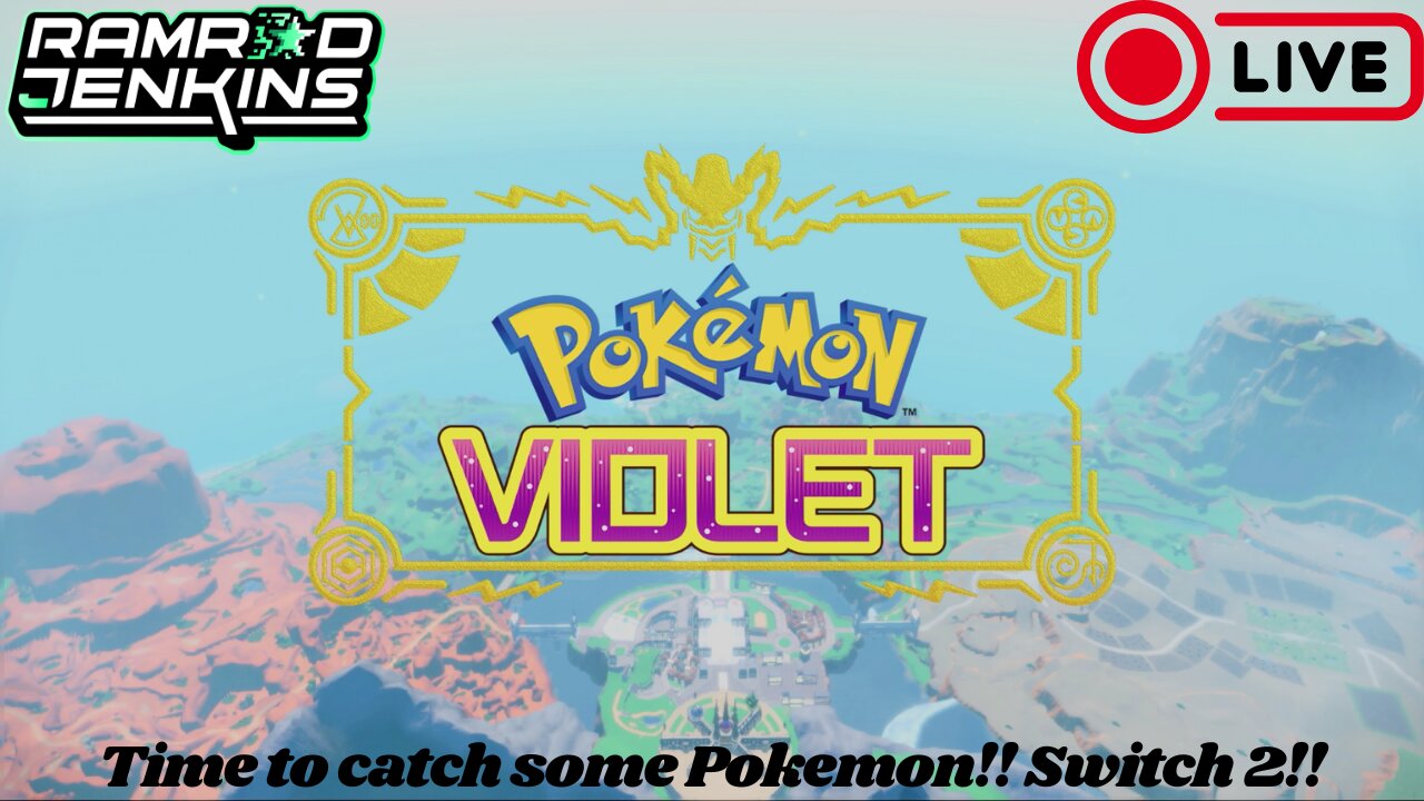 Playing Pokemon Violet on the Switch 2! Links below!