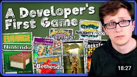 🕹️ A Developer's First Game | Scott The Woz Says “Gnop” for the First Time 🎉