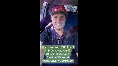 TODAY'S VIRAL HIT: Uber Driver Goes Debt-Free with 1 Satoshi Challenge—Millions Watching?