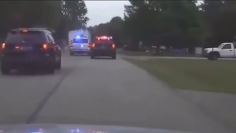 Highway patrol chase Rv