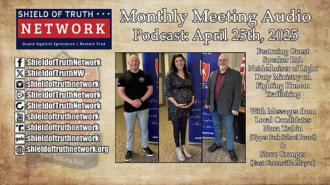 Monthly Meeting Audio Podcast: April 2025 — Rob Neiderheiser on Fighting Human Trafficking