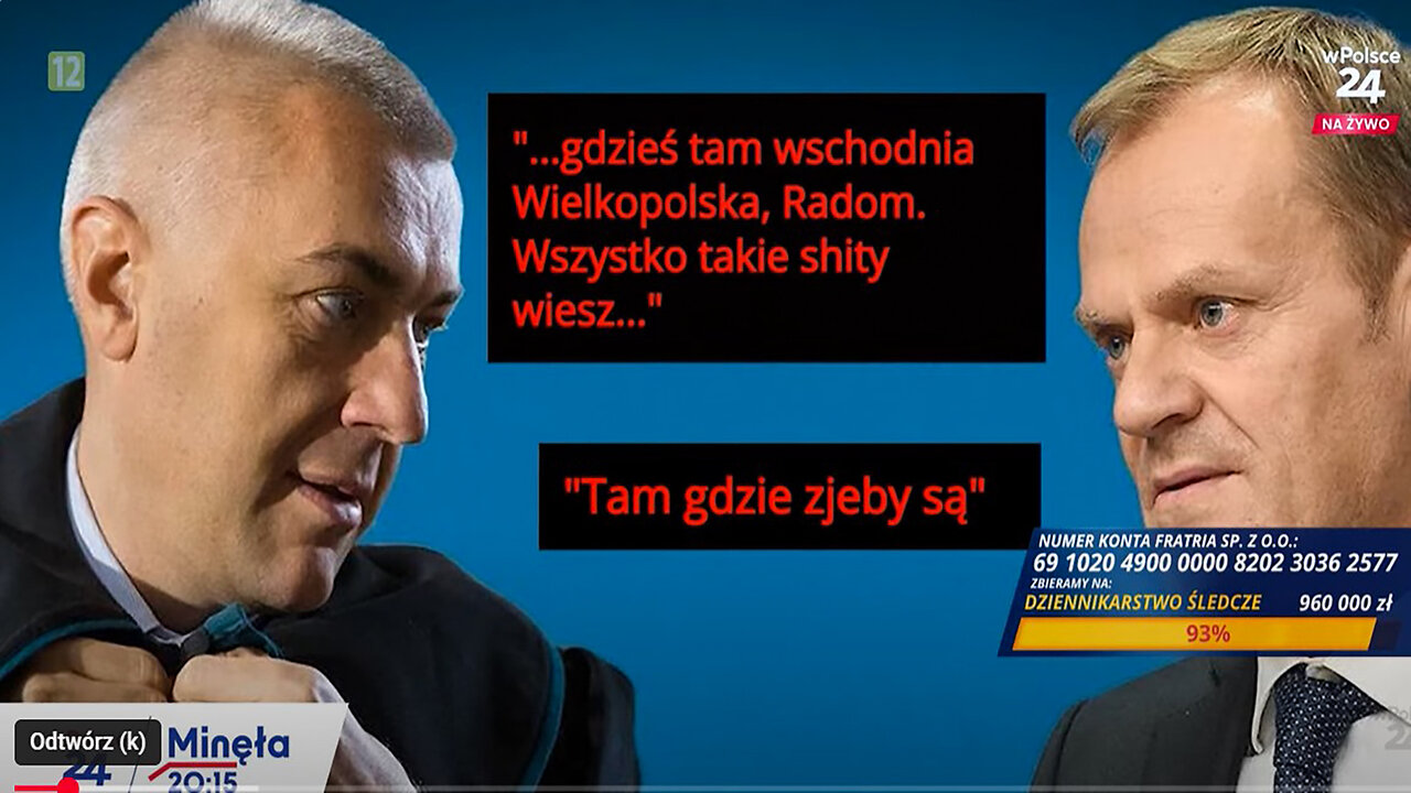 Szokujące nagranie Tuska i Giertycha. Tusk nazywa Polaków "zjebami"!