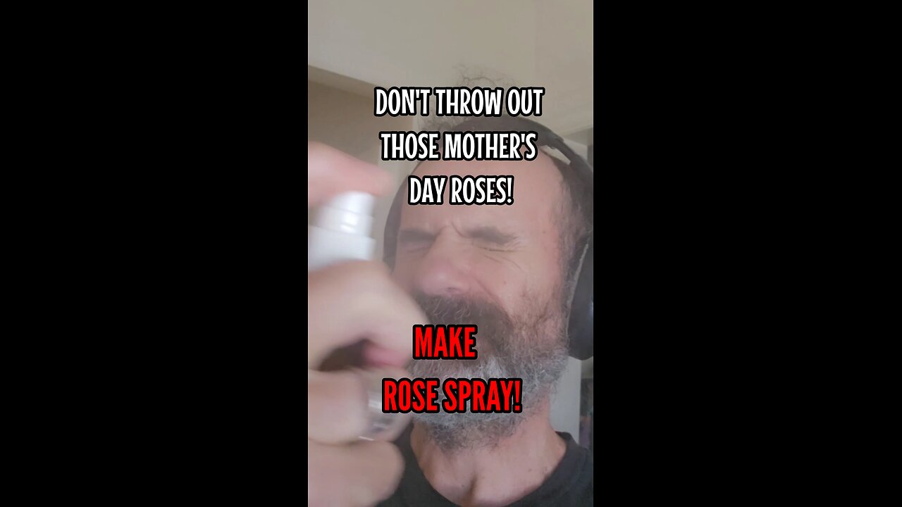 Don't throw out your Mother's Day Roses! Make Rose Spray!