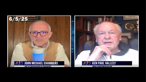 John JMC with General Paul Vallely | WE ARE AT WAR | Military Tribunals & The Trump Restoration - 6/5/25