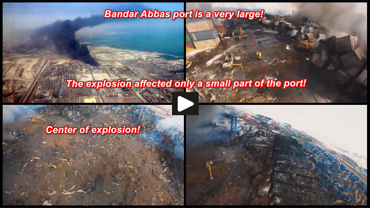 Iran: Consequences of the explosion in the port of Bandar Abbas
