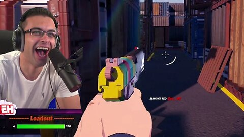 Nick Eh 30 Plays Fortnite In 1st Person For The FIRST TIME!