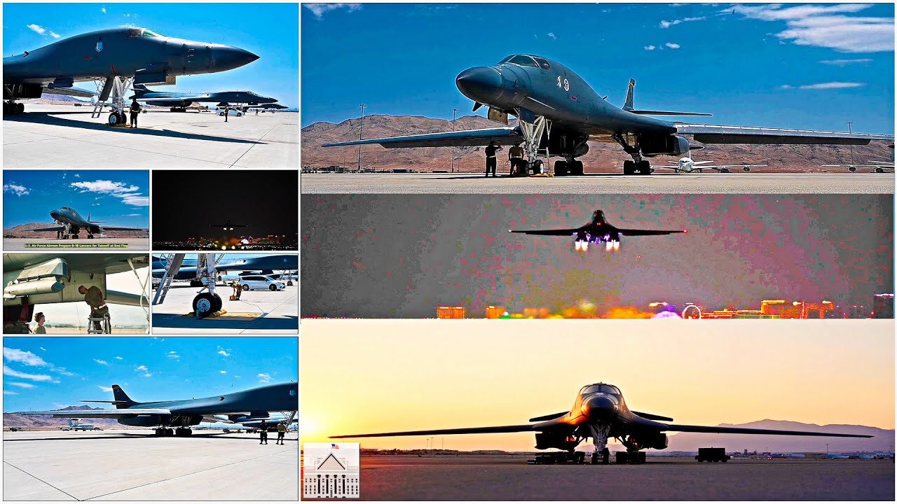 U.S. Air Force Airmen Prep B-1B Lancers for Red Flag Mission