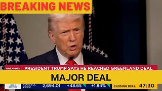 Trump Speaks Out On Greenland Deal