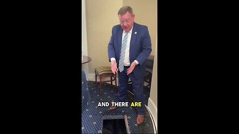 A sitting member of Congress has given the public a glimpse of a secret underground tunnel