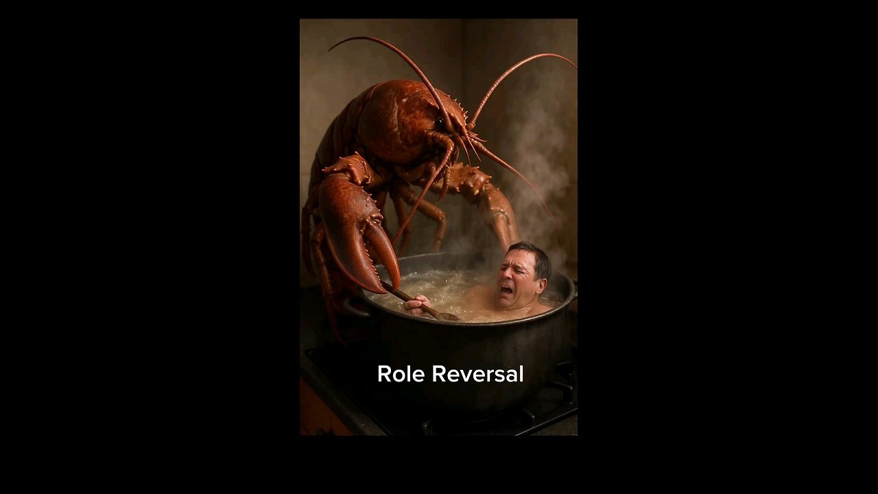 Lobster Cooks Man
