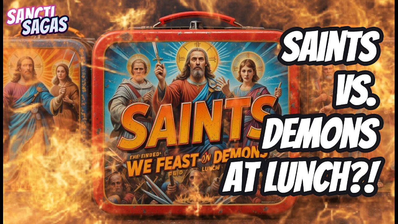 Saints vs. Demons at Lunch?! (Saints Metal Lunchboxes)