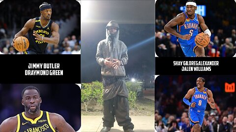 THUNDER VS WARRIORS OKC LOOKIN AUTOMATIC ON ALL GASS NO CURRY BUTT JIMMY BUTLER DRAYMOND LITT GM💪🏾🔵