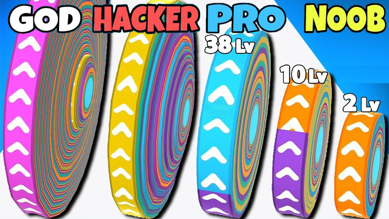 NOOB vs PRO vs HACKER vs GOD in Peel Runner 3D
