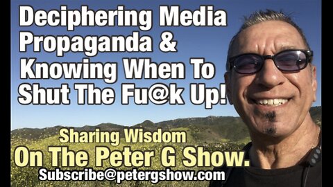 Knowing When To Shut The Fu@k Up, The Peter G Show. June 18, 2025. Show #294