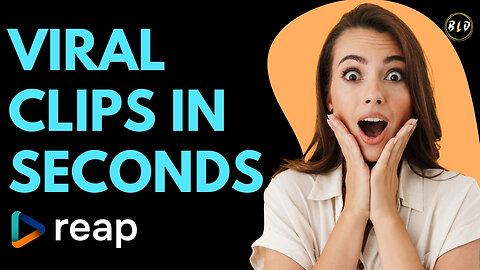 Turn 1 Video into 100 Clips Automatically! | reap Lifetime Deal