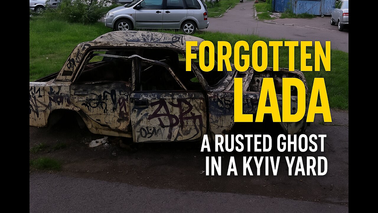 Forgotten Lada – A Rusted Ghost in a Kyiv Yard
