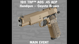 1911 TRP™ AOS .45 ACP Handgun – Coyote Brown