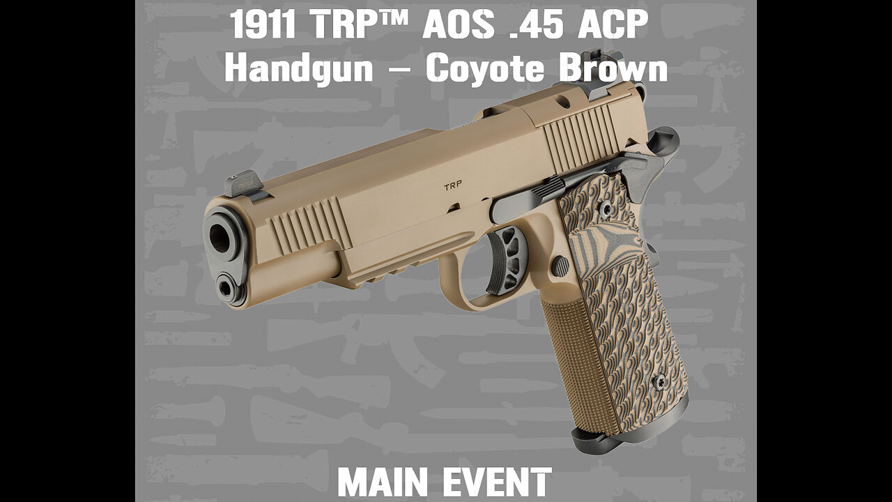 1911 TRP™ AOS .45 ACP Handgun – Coyote Brown