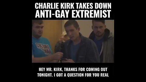 Kirk emphasizes Christian values of love and acceptance during debate
