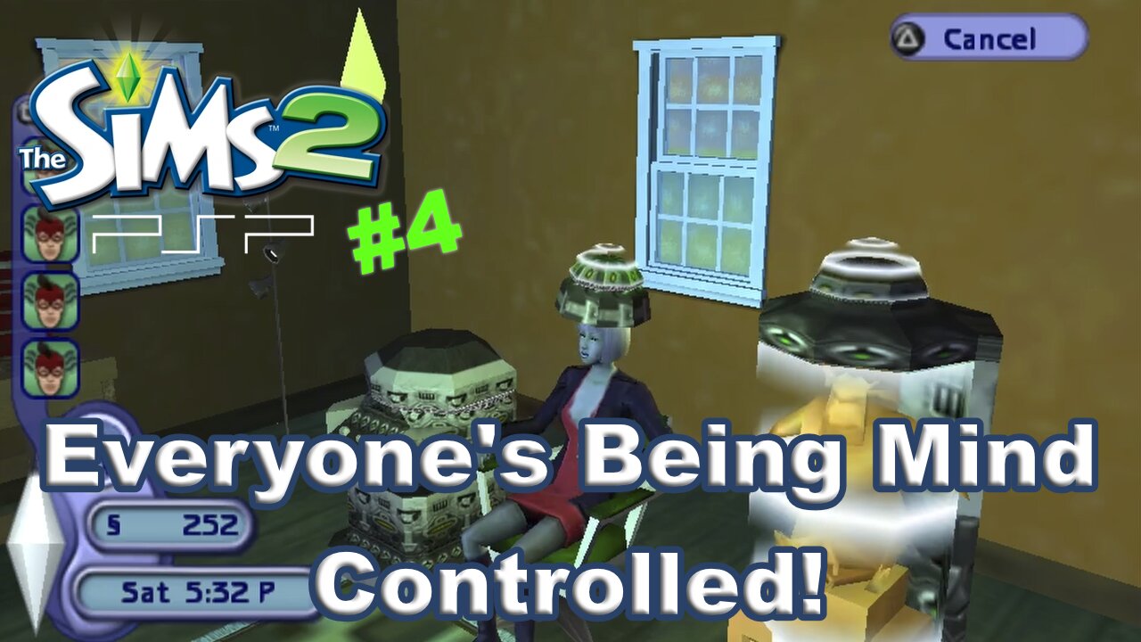 Sims 2 PSP Part 4 : Everyone's Being Mind Controlled!