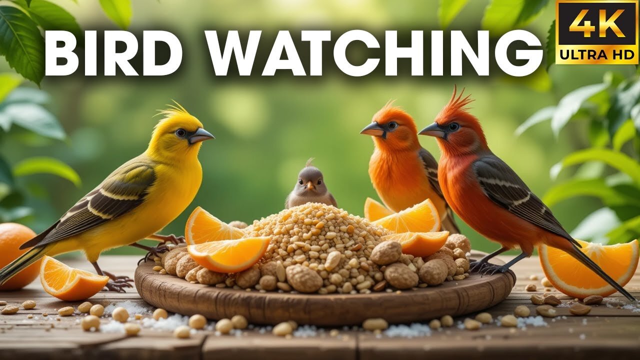 Video for Cats to Watch Bird – Chirping Birds and Natural Forest Sounds - CatTV Central