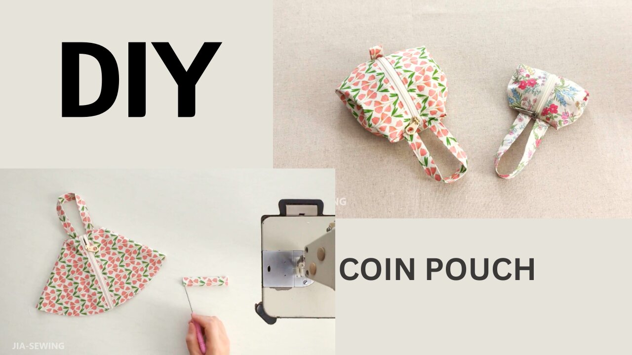 Coin Pouch Accessory🍒✨ | DIY | Quick Easy Sewing