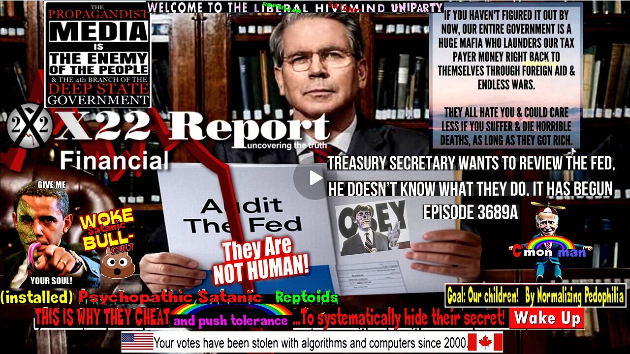 Ep 3689a - Treasury Secretary Wants To Review The Fed, He Doesn’t Know What They Do, It Has Begun