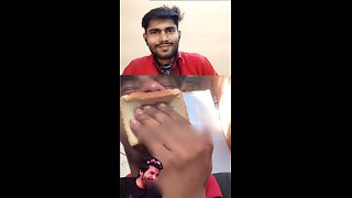 ladke Ne Apne munh se bread per Dil banaya