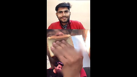 ladke Ne Apne munh se bread per Dil banaya