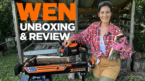 WEN 6.5 Ton Log Splitter & 16” Chainsaw Review | Real User Unboxing, Assembly & Demo Review