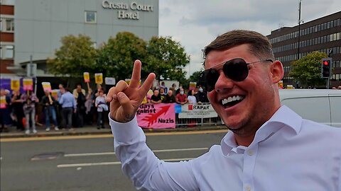 Megaphone Annihilation of Commies at Illegal Migrant Hotel (Cresta Court - Altrincham)