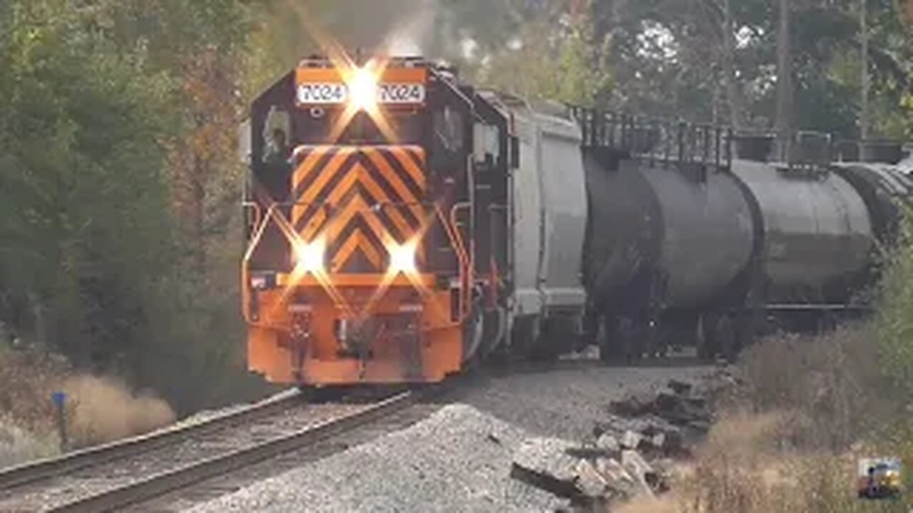 Wheeling & Lake Erie and CSX Trains from Lodi, Ohio October 12, 2024 Part 4