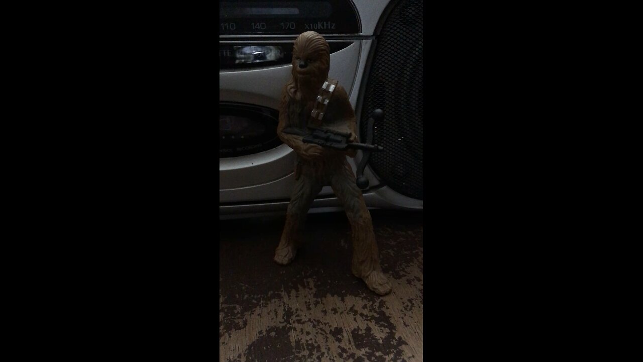 Radio time with Chewbacca