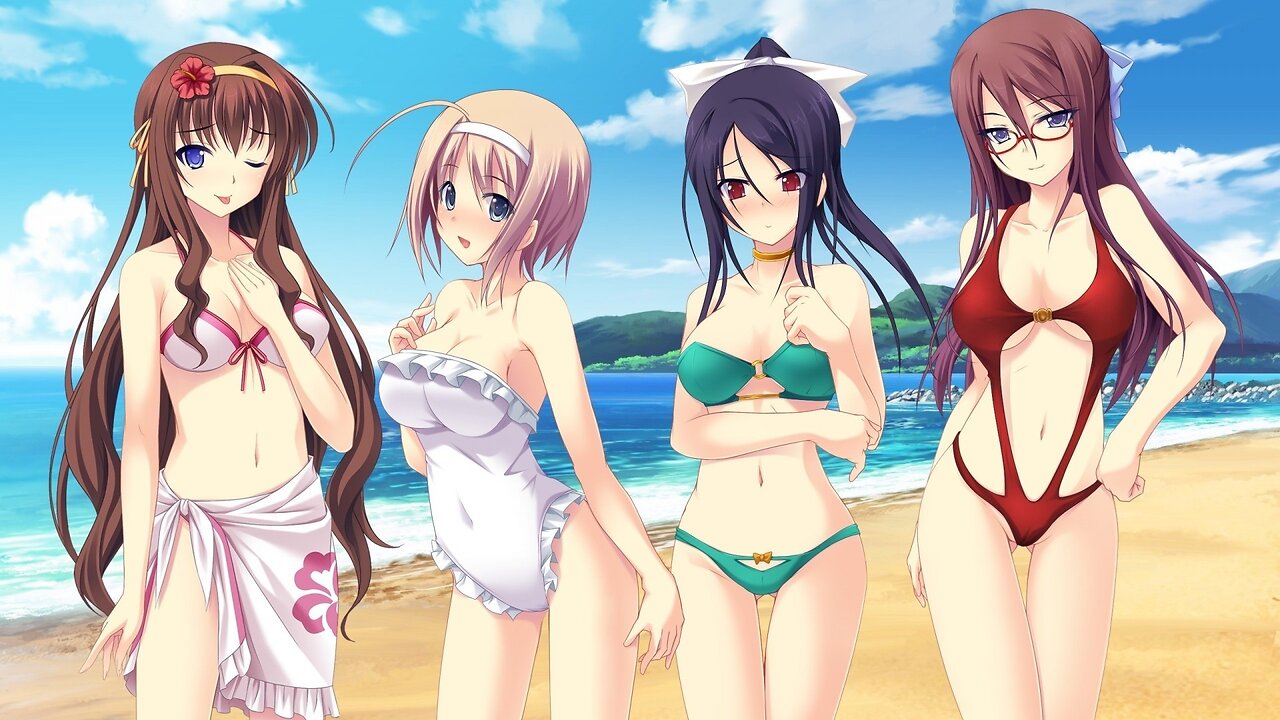Babes, bikinis and the beach.