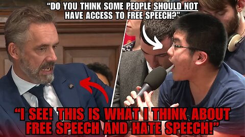 'You Are Screwed Both Ways' - Jordan Peterson On Hate And Free Speech
