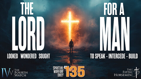 The LORD looked for a Man - but they choose to be weak, distracted and submissive