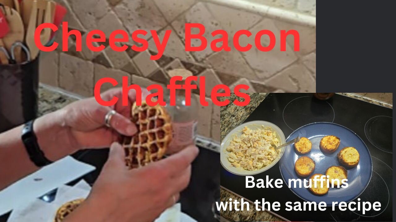 Cheesy Bacon Chaffles