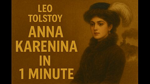Anna Karenina in 1 Minute | A Tragic Love Story by Leo Tolstoy