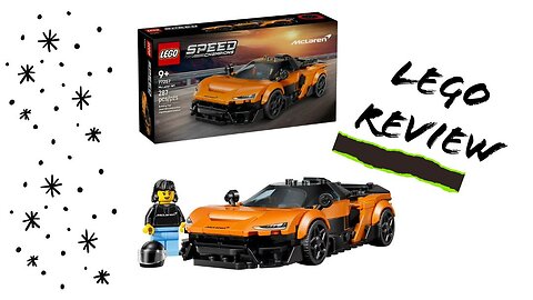 LEGO Speed Champion McLaren W1 Review!!!