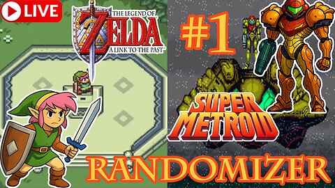 🔴 Super Metroid/A Link to the Past Combined Randomizer! PART 1! Real SNES Footage! 1440p!