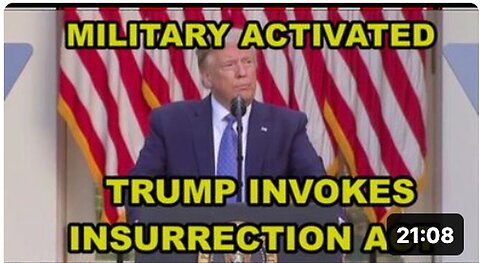 "Trump Enacts Insurrection Act, Appoints General Flynn as Vice President"