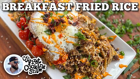 CJ's Breakfast Fried Rice on the Blackstone Griddle