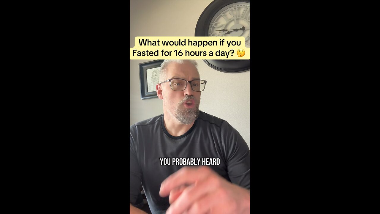 Fasting for 16hrs
