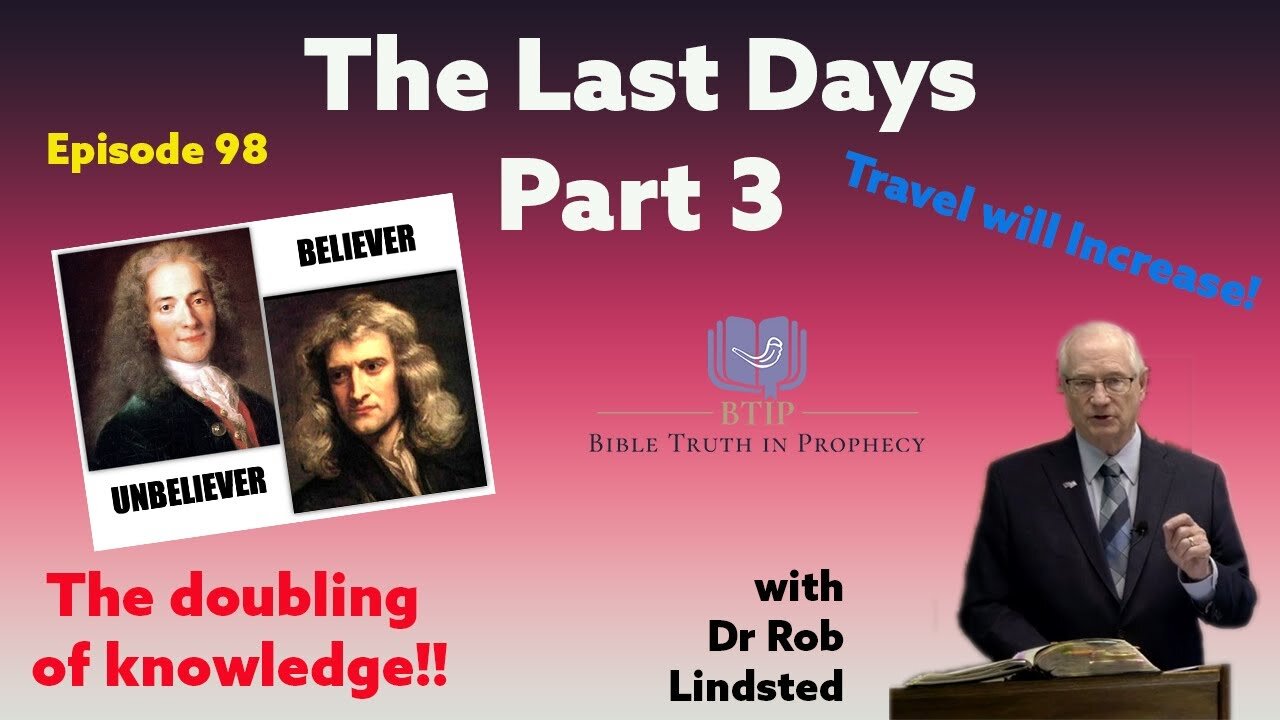 Episode 98 The Last Days Part3 with Dr Rob Lindsted